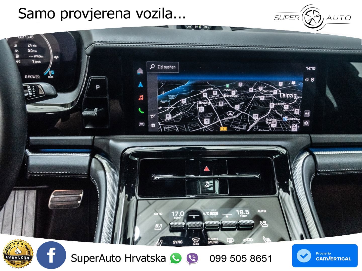 Porsche Panamera 4 2.9 V6 (470 KS) E-Hybrid PDK ACC+HEAD+4xGR SJED+360+PANO