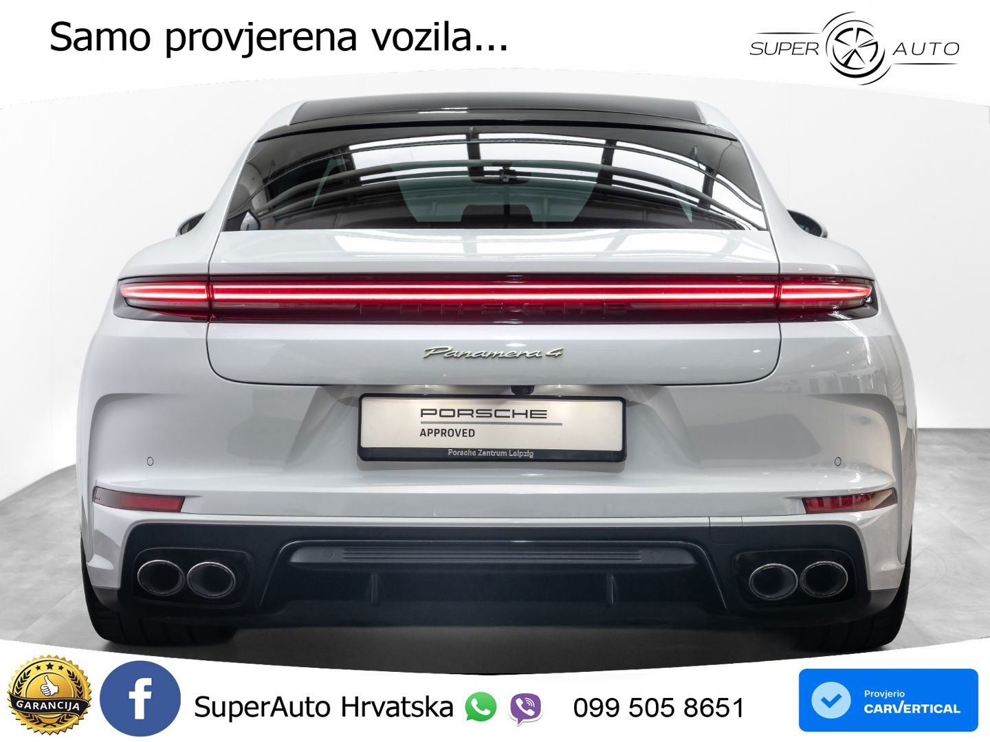 Porsche Panamera 4 2.9 V6 (470 KS) E-Hybrid PDK ACC+HEAD+4xGR SJED+360+PANO