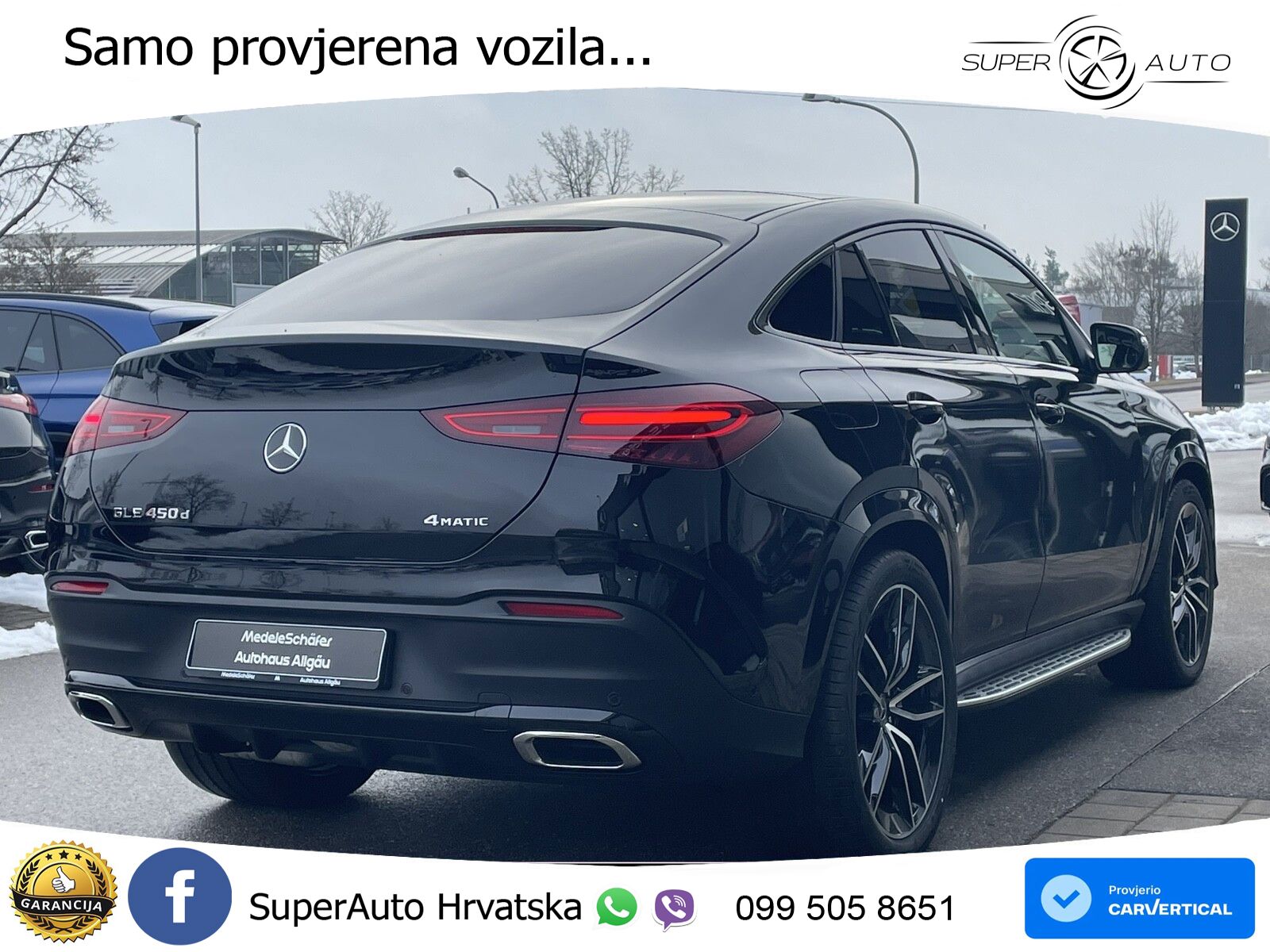 Mercedes GLE Coupe 450d (367 KS) EQ Boost 4MATIC 9G-TRONIC AMG LED+GR SJED+ACC