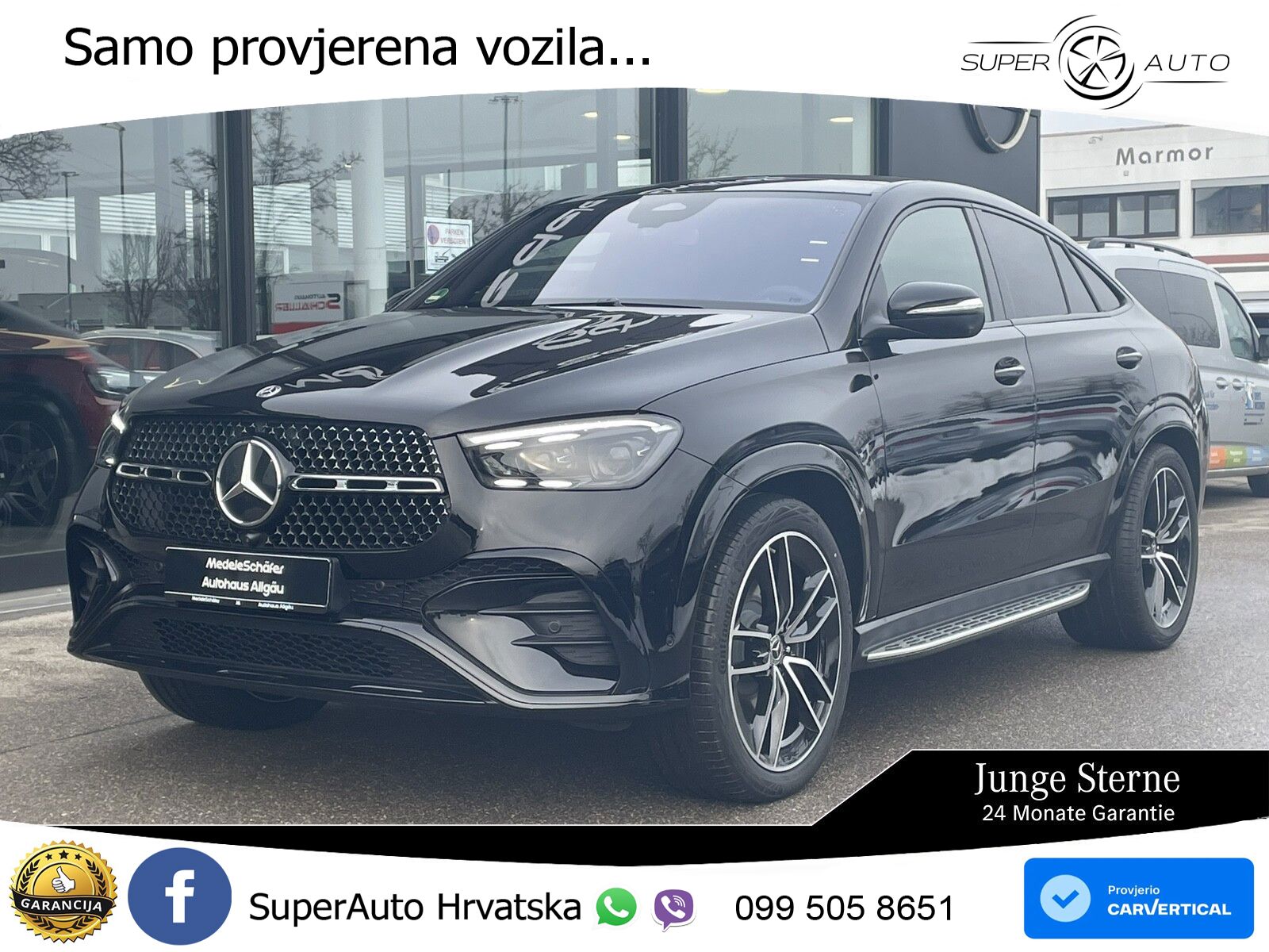 Mercedes GLE Coupe 450d (367 KS) EQ Boost 4MATIC 9G-TRONIC AMG LED+GR SJED+ACC