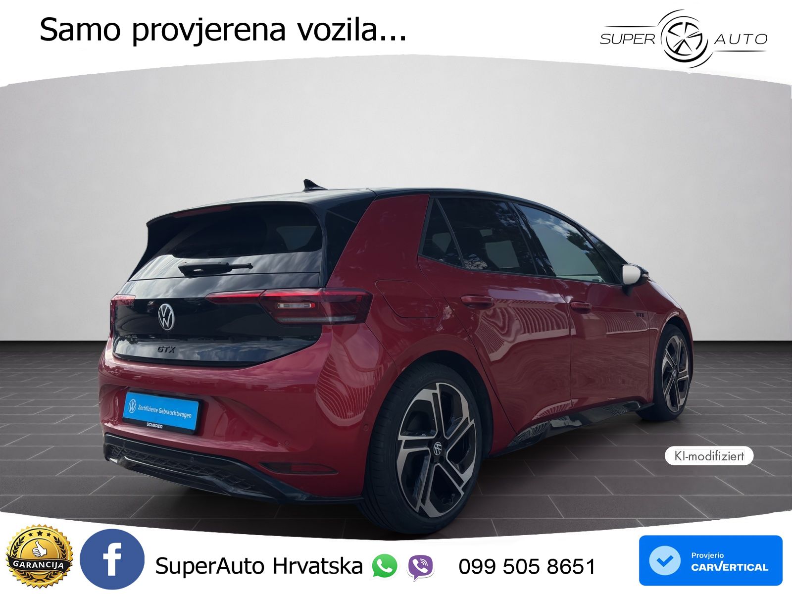 Volkswagen ID.3 GTX 84 kWh (286 KS)
