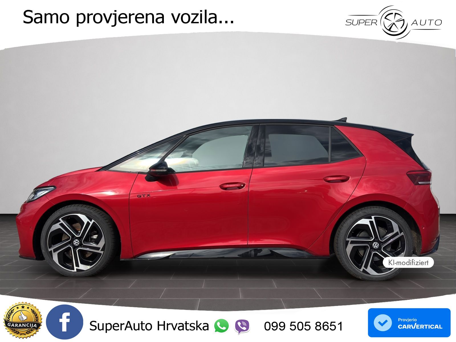 Volkswagen ID.3 GTX 84 kWh (286 KS)