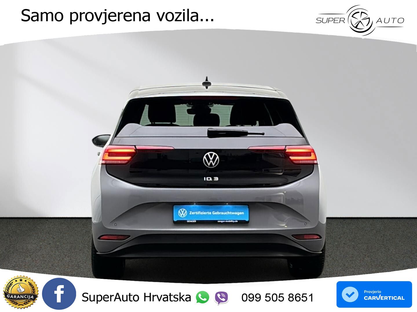Volkswagen ID.3 Pro 62 kWh (204 KS)