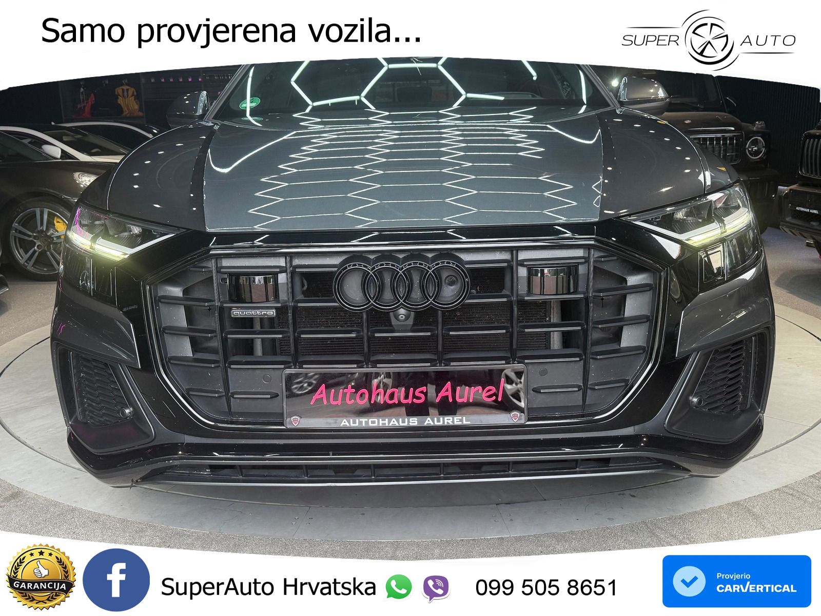 Audi Q8 50 TDI V6 (286 KS) quattro Tiptronic S line LED+GR SJED+ACC