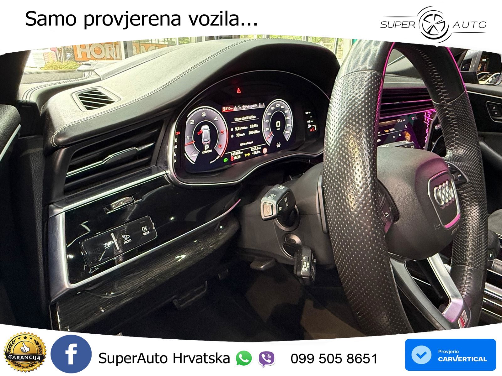 Audi Q8 50 TDI V6 (286 KS) quattro Tiptronic S line LED+GR SJED+ACC