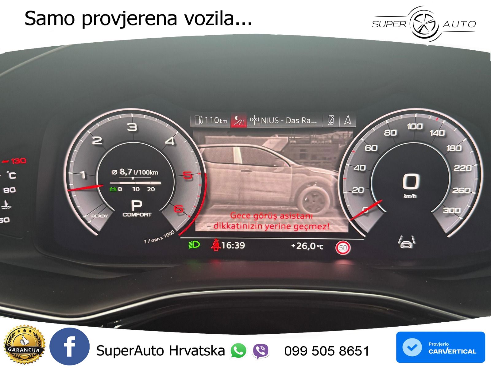 Audi Q8 50 TDI V6 (286 KS) quattro Tiptronic S line LED+GR SJED+ACC