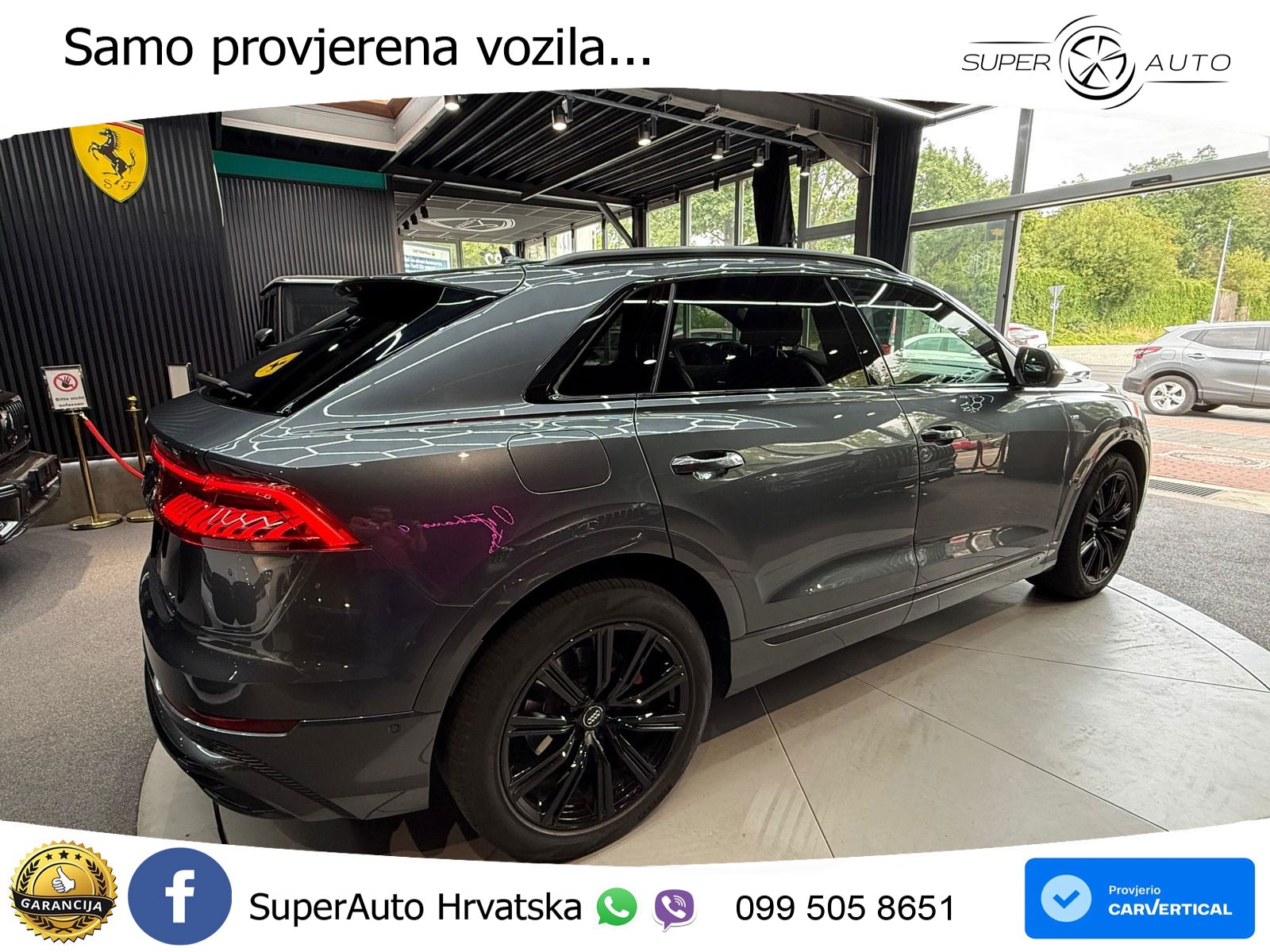 Audi Q8 50 TDI V6 (286 KS) quattro Tiptronic S line LED+GR SJED+ACC
