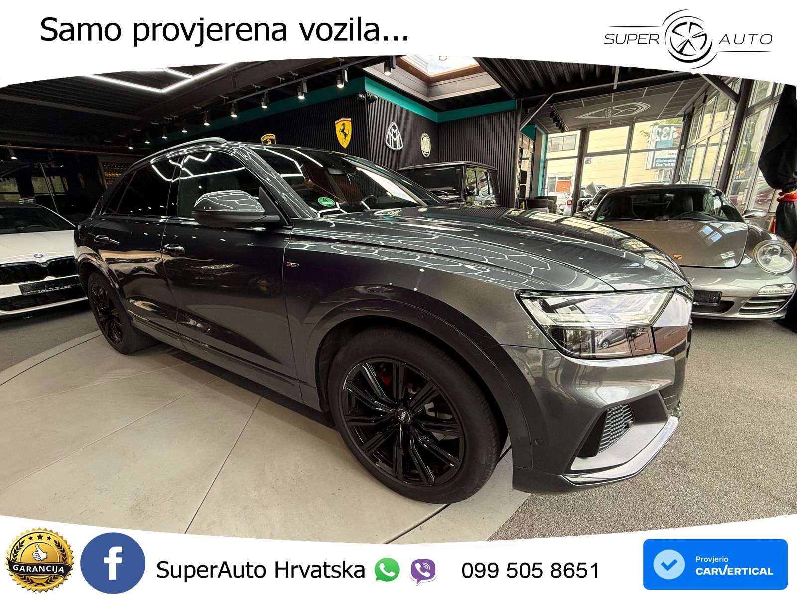 Audi Q8 50 TDI V6 (286 KS) quattro Tiptronic S line LED+GR SJED+ACC