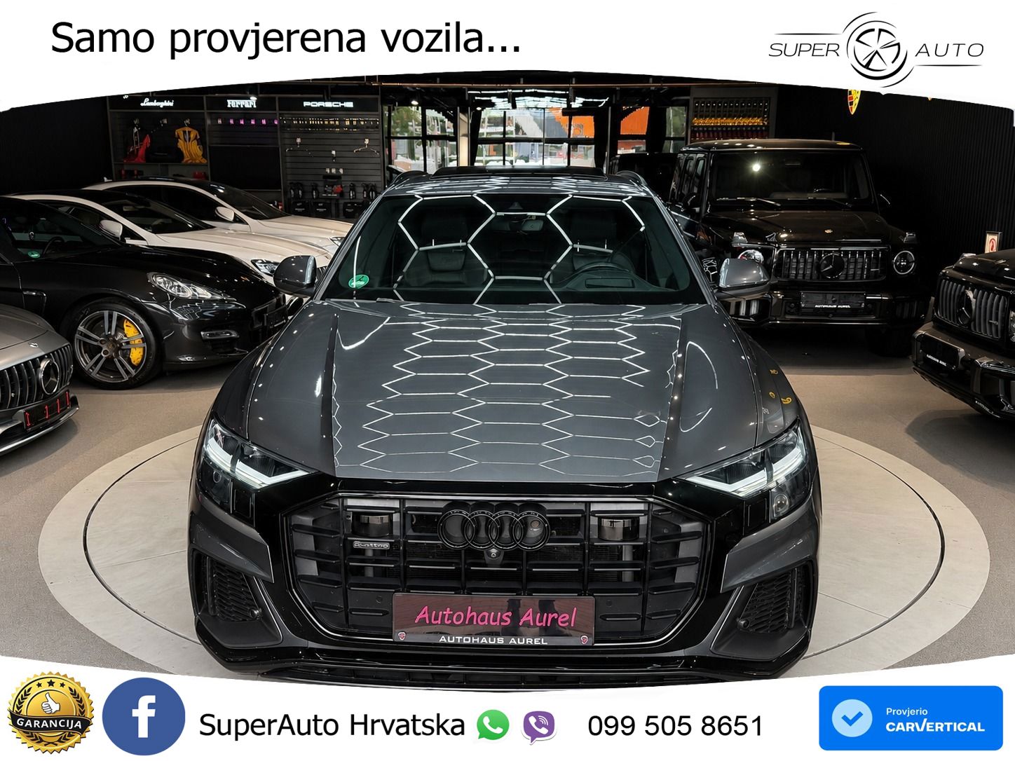 Audi Q8 50 TDI V6 (286 KS) quattro Tiptronic S line LED+GR SJED+ACC