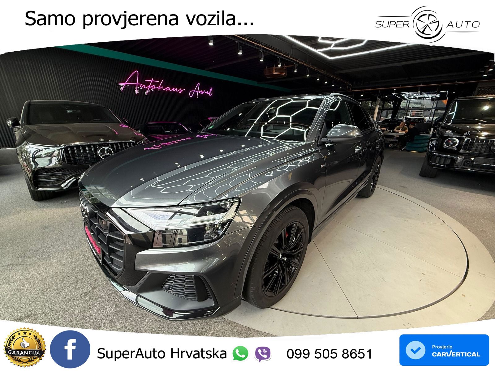 Audi Q8 50 TDI V6 (286 KS) quattro Tiptronic S line LED+GR SJED+ACC