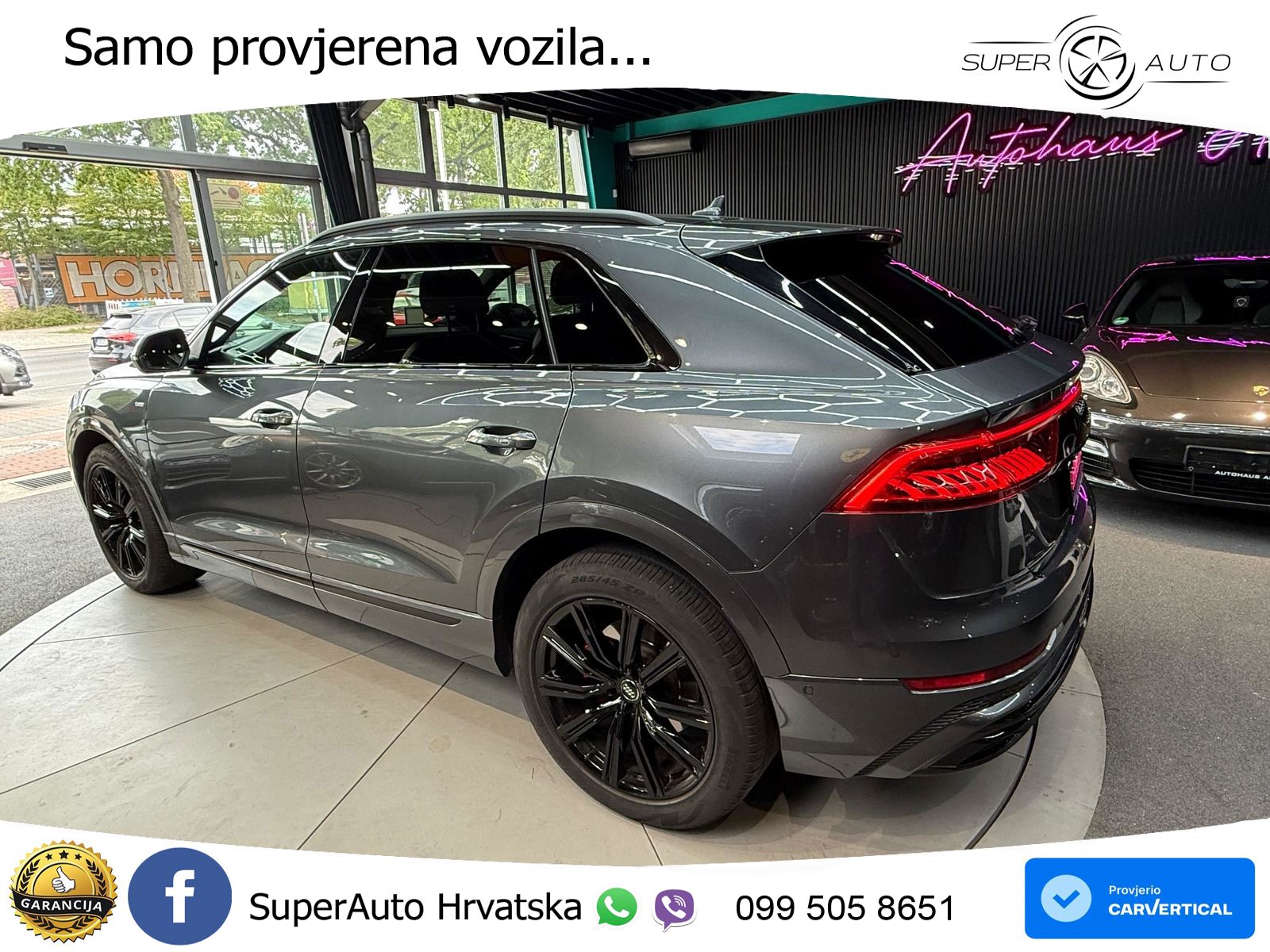 Audi Q8 50 TDI V6 (286 KS) quattro Tiptronic S line LED+GR SJED+ACC