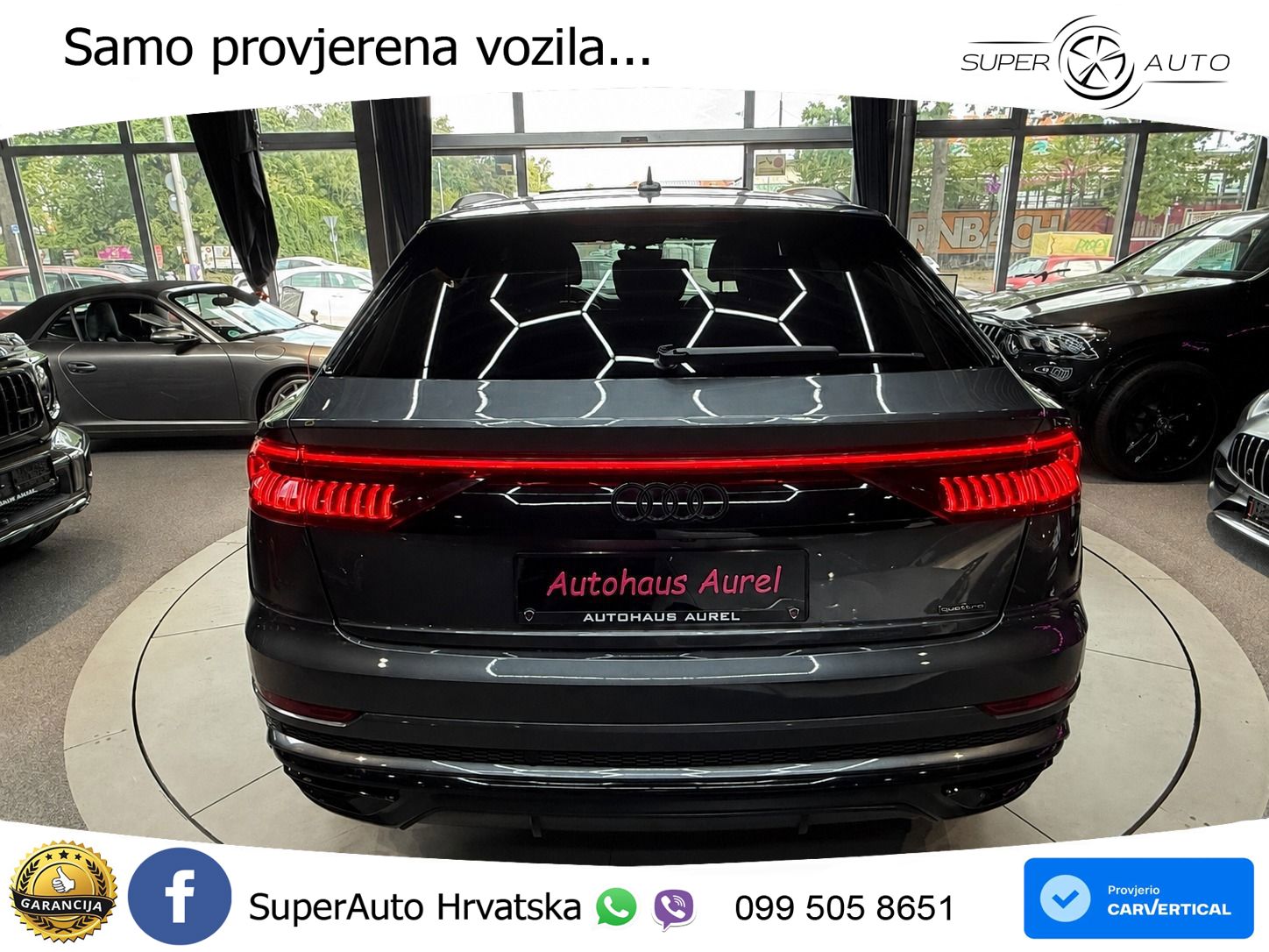 Audi Q8 50 TDI V6 (286 KS) quattro Tiptronic S line LED+GR SJED+ACC