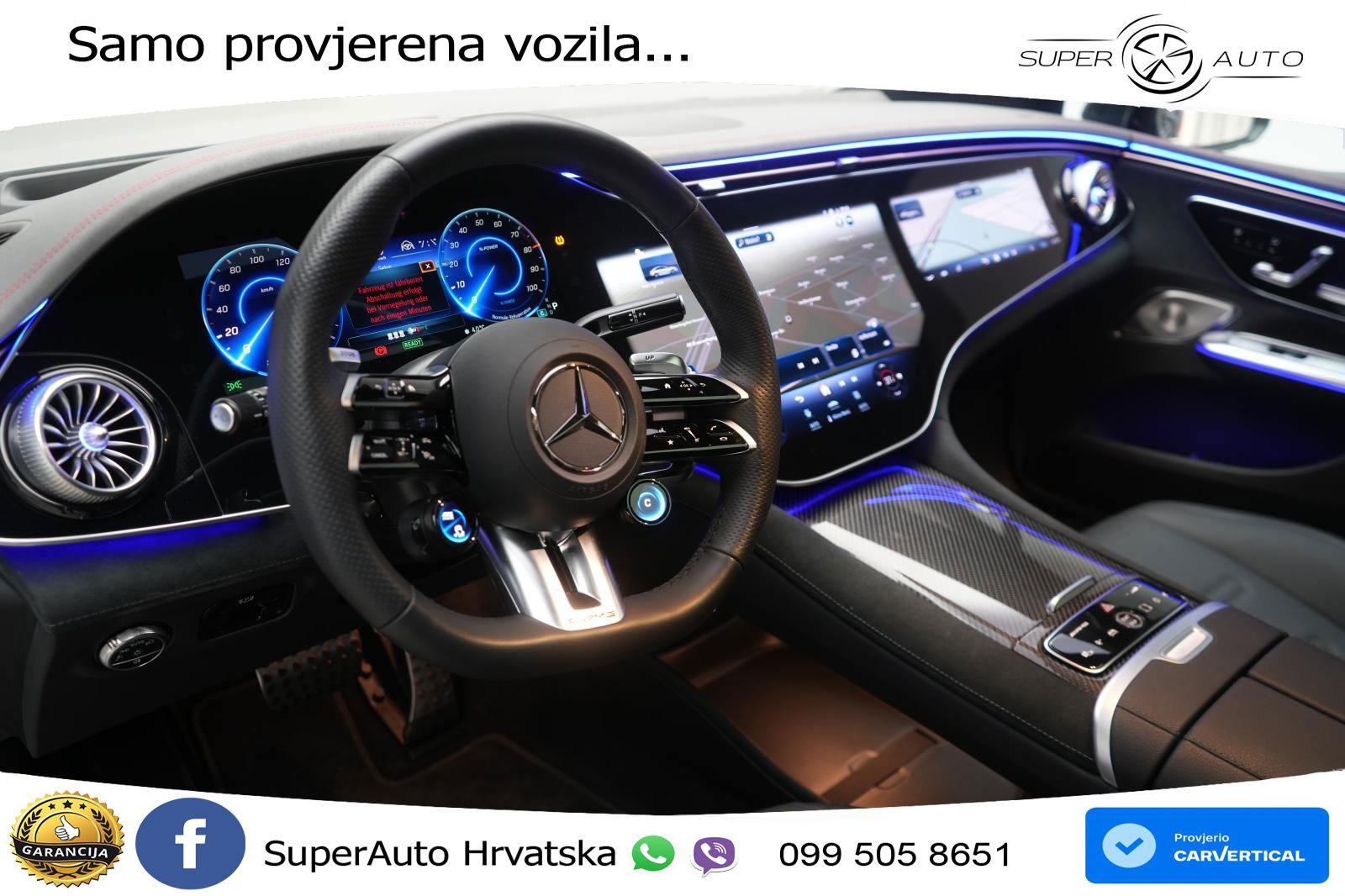 Mercedes EQE AMG 53 100 kWh (625 KS) 4MATIC+ ACC+HEAD+4xGR SJED+360+PANO