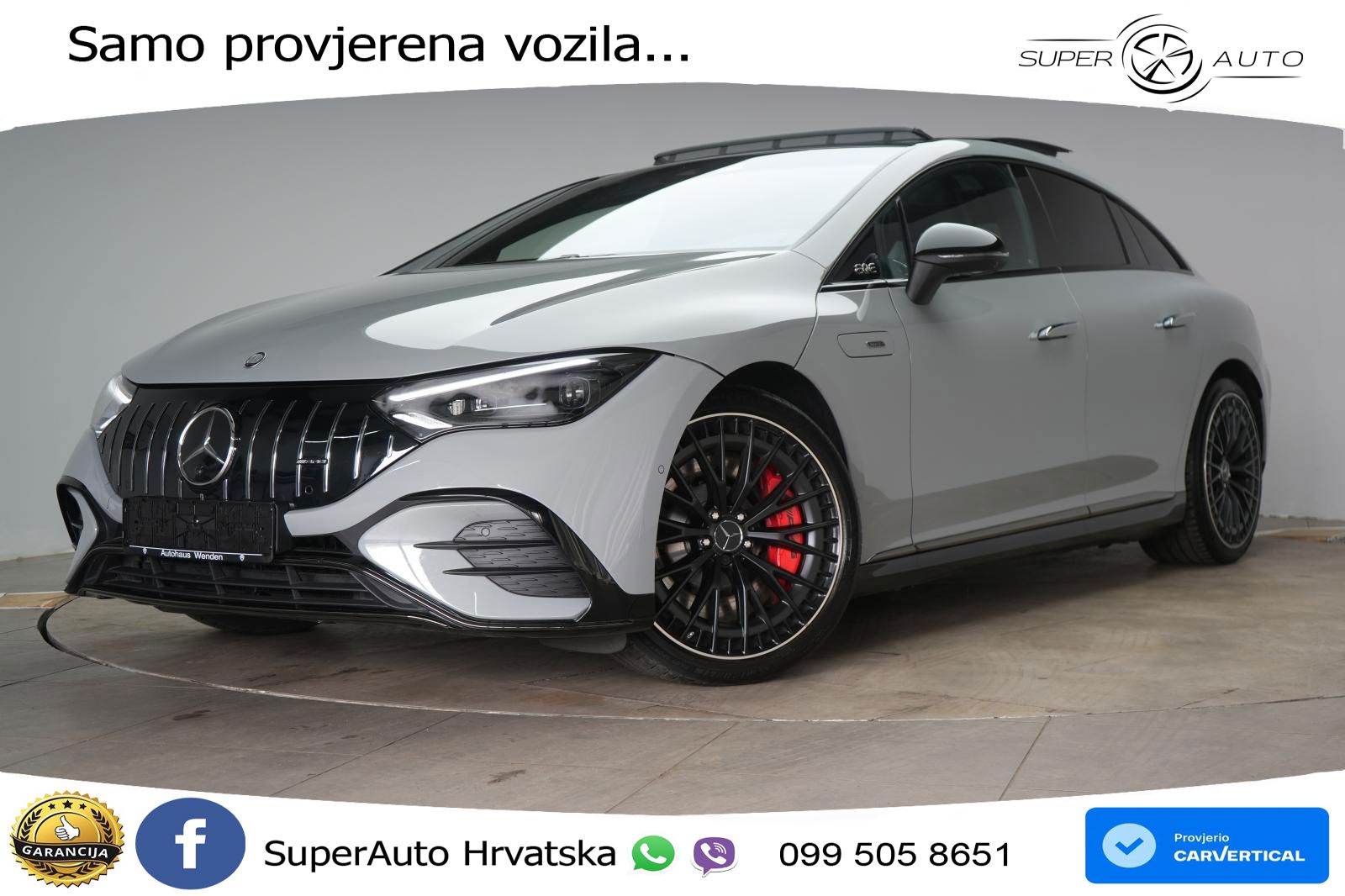 Mercedes EQE AMG 53 100 kWh (625 KS) 4MATIC+ ACC+HEAD+4xGR SJED+360+PANO