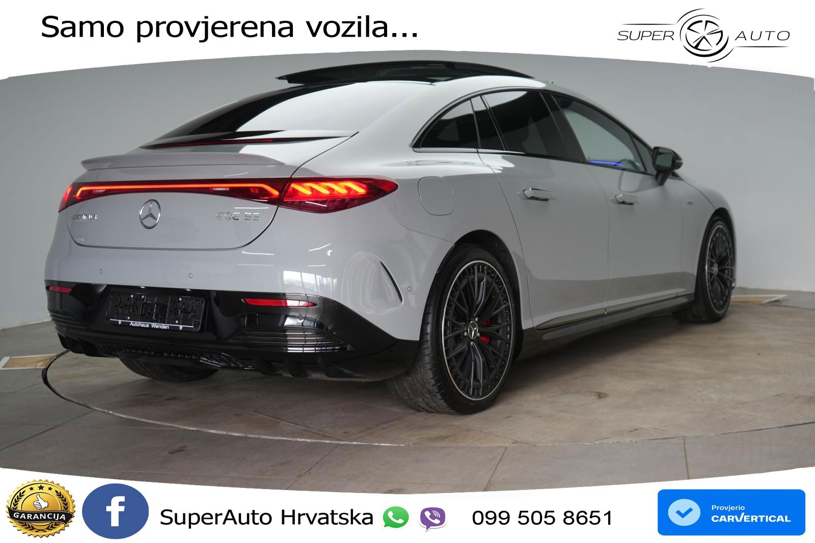 Mercedes EQE AMG 53 100 kWh (625 KS) 4MATIC+ ACC+HEAD+4xGR SJED+360+PANO
