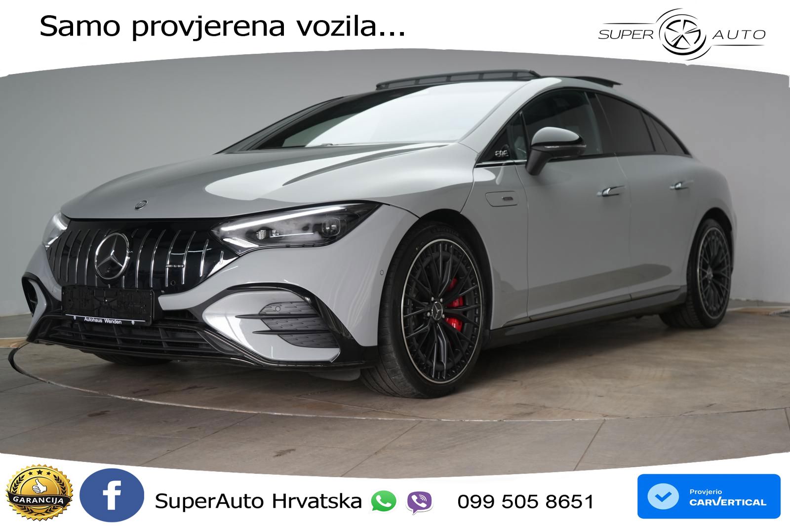 Mercedes EQE AMG 53 100 kWh (625 KS) 4MATIC+ ACC+HEAD+4xGR SJED+360+PANO