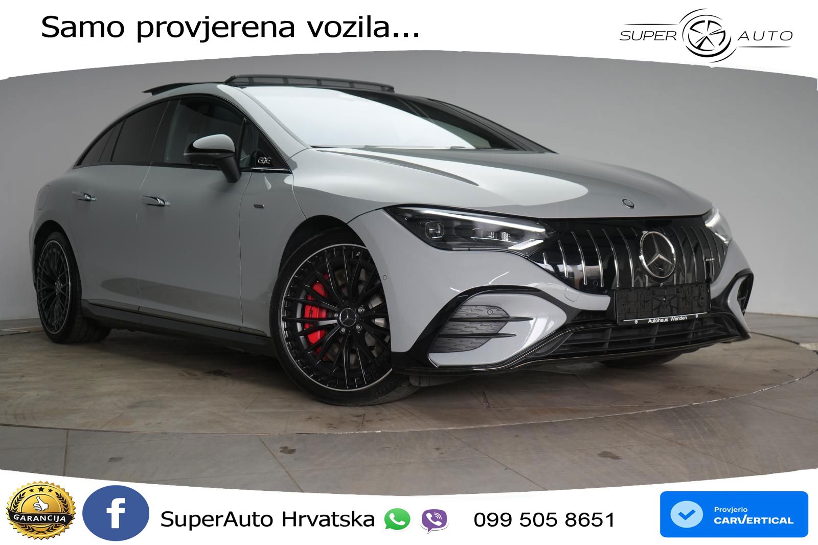 Mercedes EQE AMG 53 100 kWh (625 KS) 4MATIC+ ACC+HEAD+4xGR SJED+360+PANO