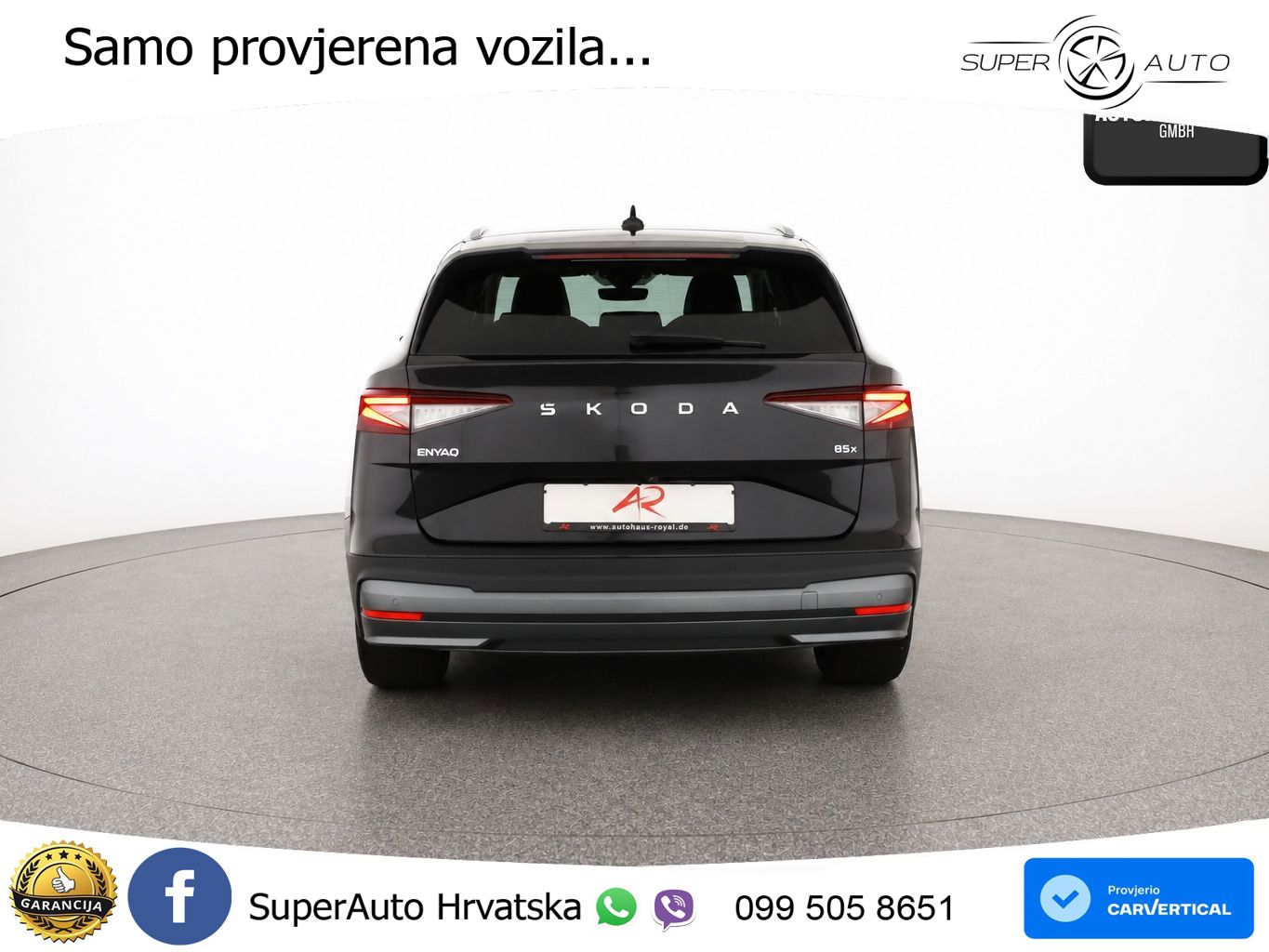 Škoda Enyaq iV 85x 82 kWh (286 KS) AWD