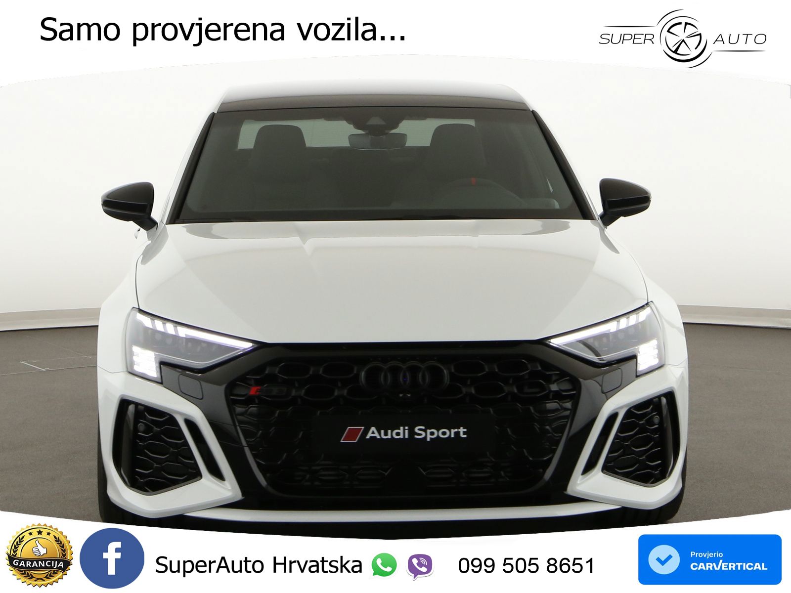 Audi RS3 Sedan 2.5 TFSI (400 KS) quattro S tronic LED+GR SJED+ACC