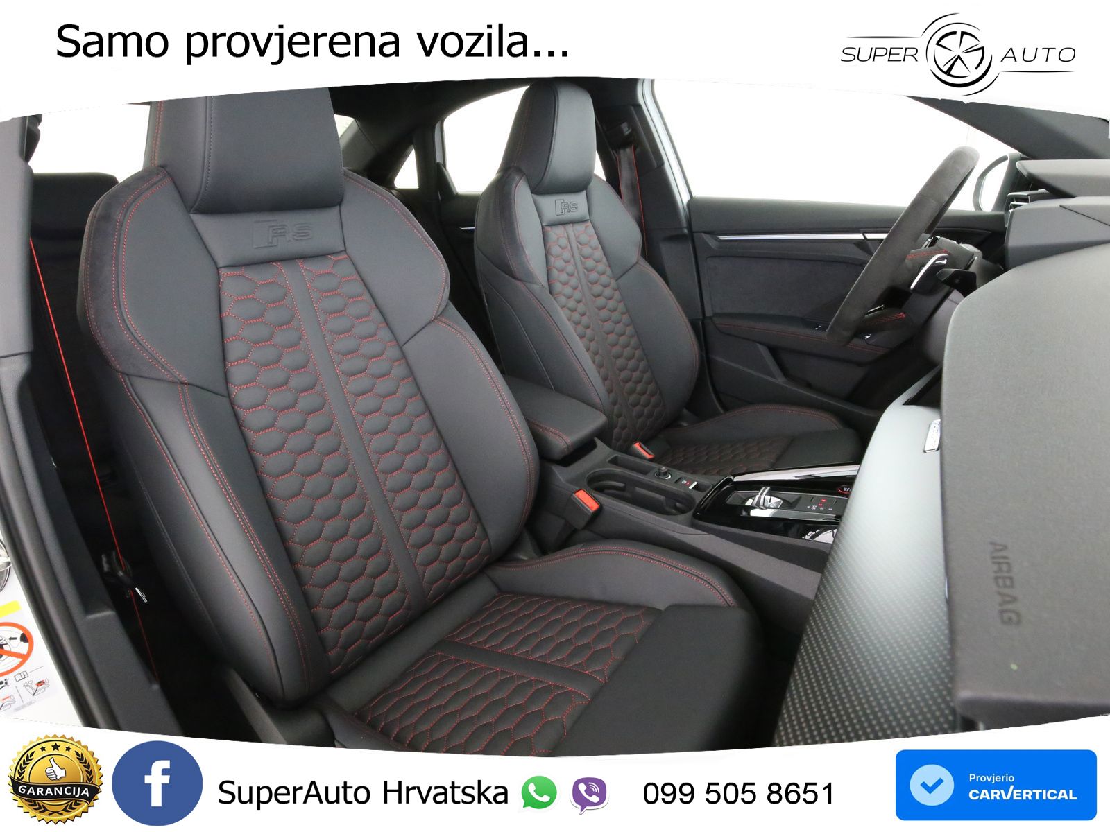 Audi RS3 Sedan 2.5 TFSI (400 KS) quattro S tronic LED+GR SJED+ACC
