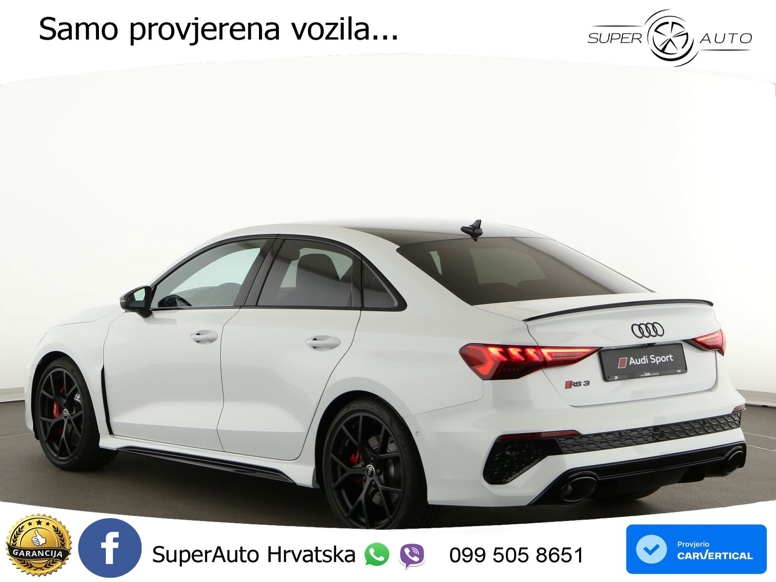 Audi RS3 Sedan 2.5 TFSI (400 KS) quattro S tronic LED+GR SJED+ACC