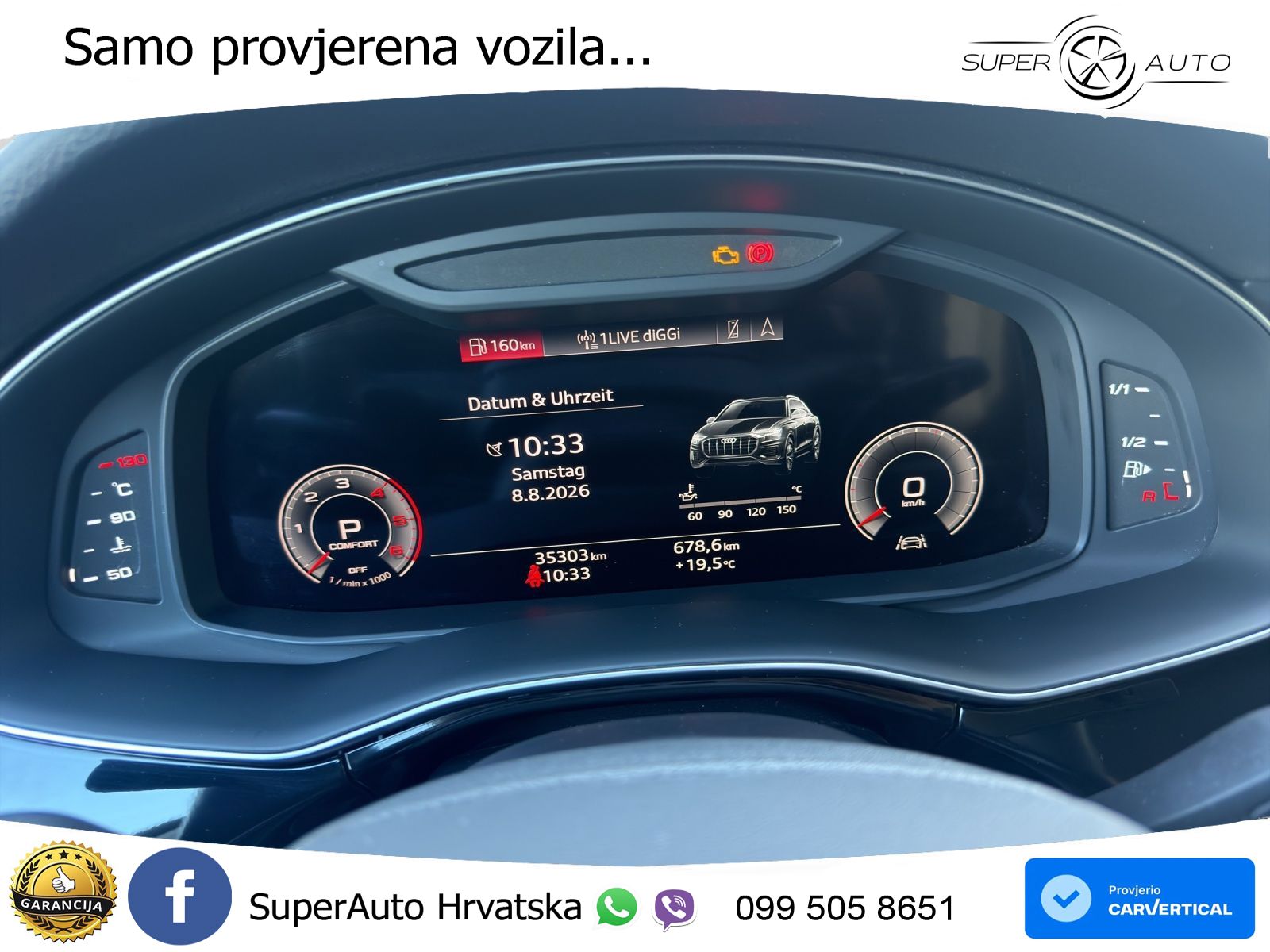 Audi Q8 50 TDI V6 (286 KS) quattro Tiptronic