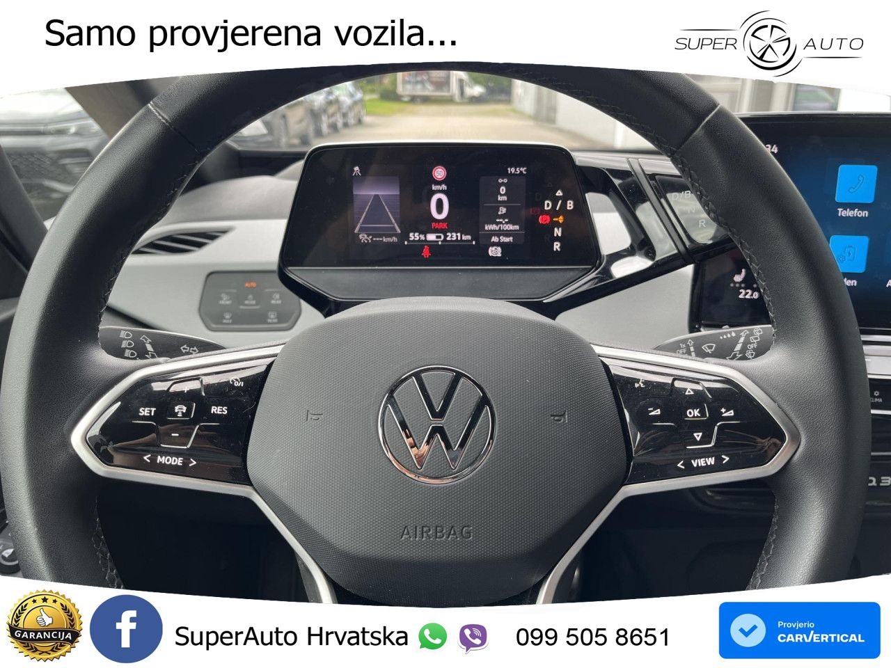 Volkswagen ID.3 Pro 62 kWh (204 KS) LED+GR SJED+ACC