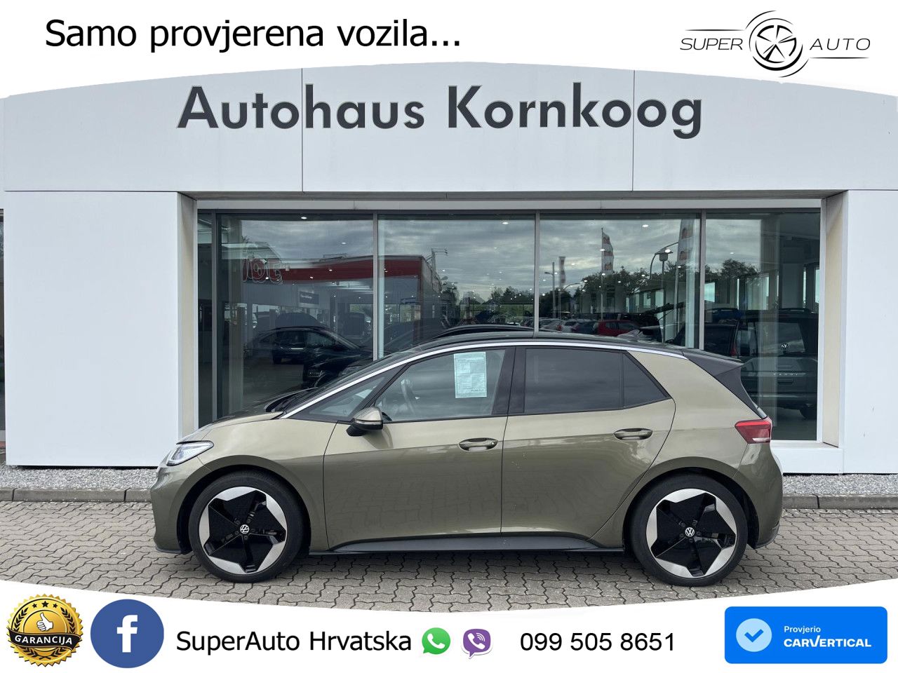 Volkswagen ID.3 Pro 62 kWh (204 KS) LED+GR SJED+ACC
