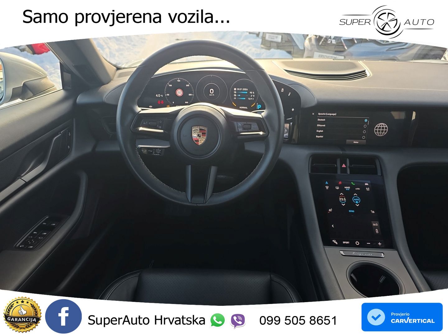 Porsche Taycan Sport Turismo Performance 79.2 kWh (408 KS)