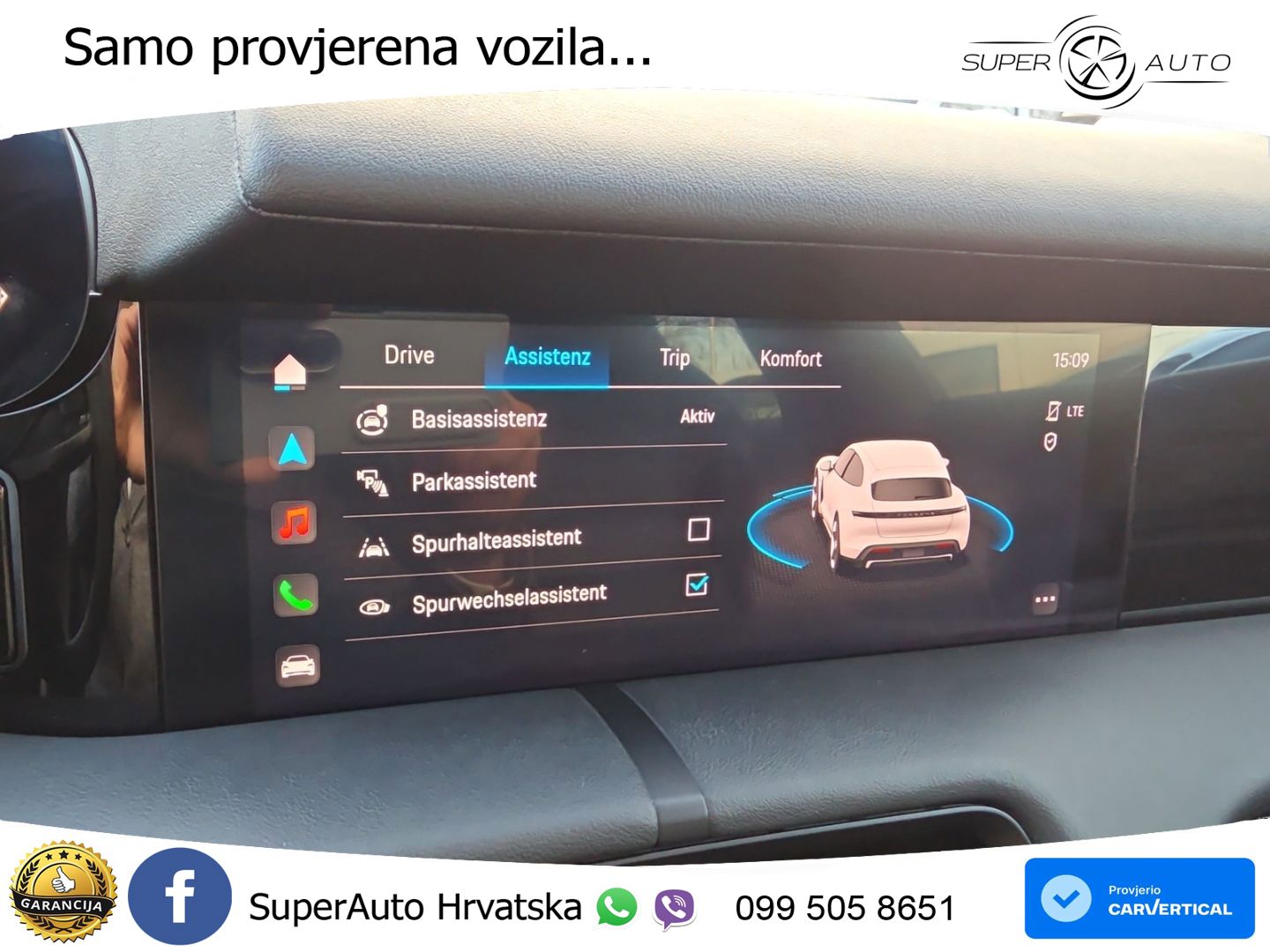 Porsche Taycan Sport Turismo Performance 79.2 kWh (408 KS)