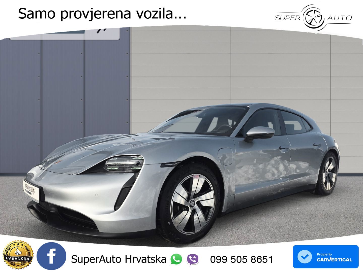 Porsche Taycan Sport Turismo Performance 79.2 kWh (408 KS)