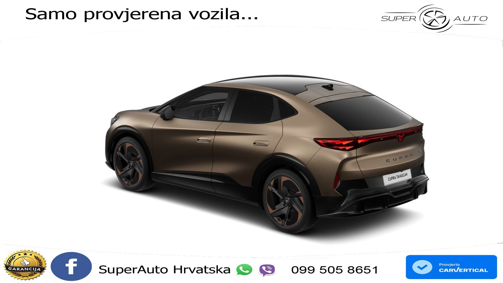 Cupra Tavascan 82 kWh (340 KS)  4WD VZ LED+GR SJED+ACC
