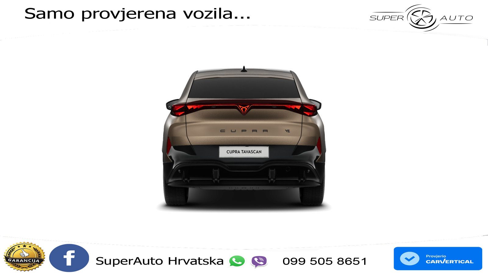 Cupra Tavascan 82 kWh (340 KS)  4WD VZ LED+GR SJED+ACC