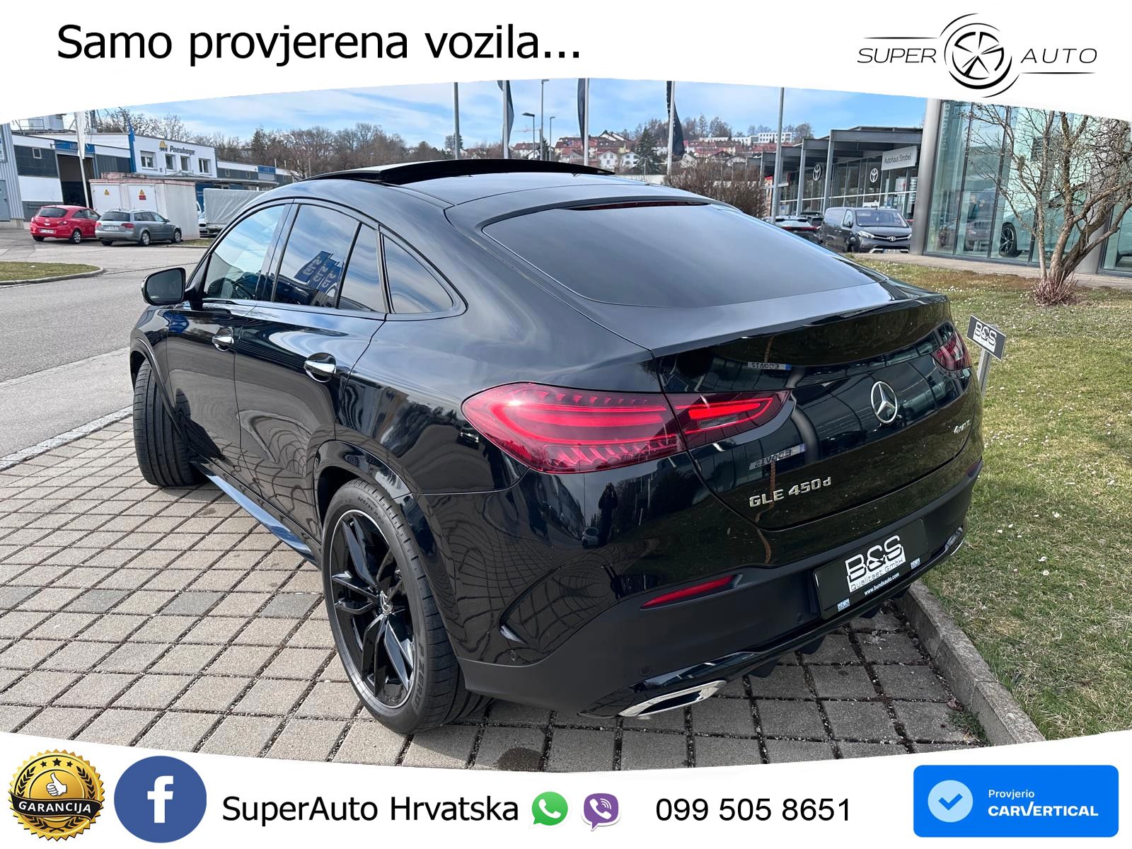Mercedes GLE 450d (367 KS) EQ Boost 4MATIC 9G-TRONIC AMG LED+GR SJED+ACC
