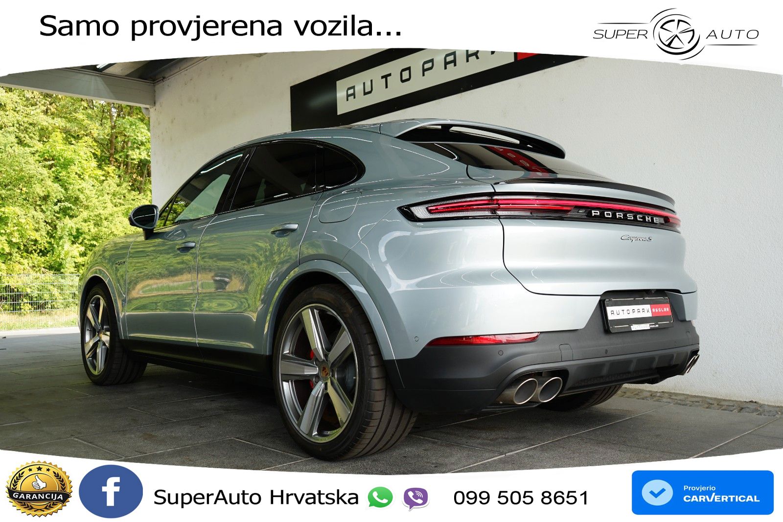 Porsche Cayenne Coupe S 3.0 V6 (519 KS) E-Hybrid Tiptronic S LED+GR SJED+ACC