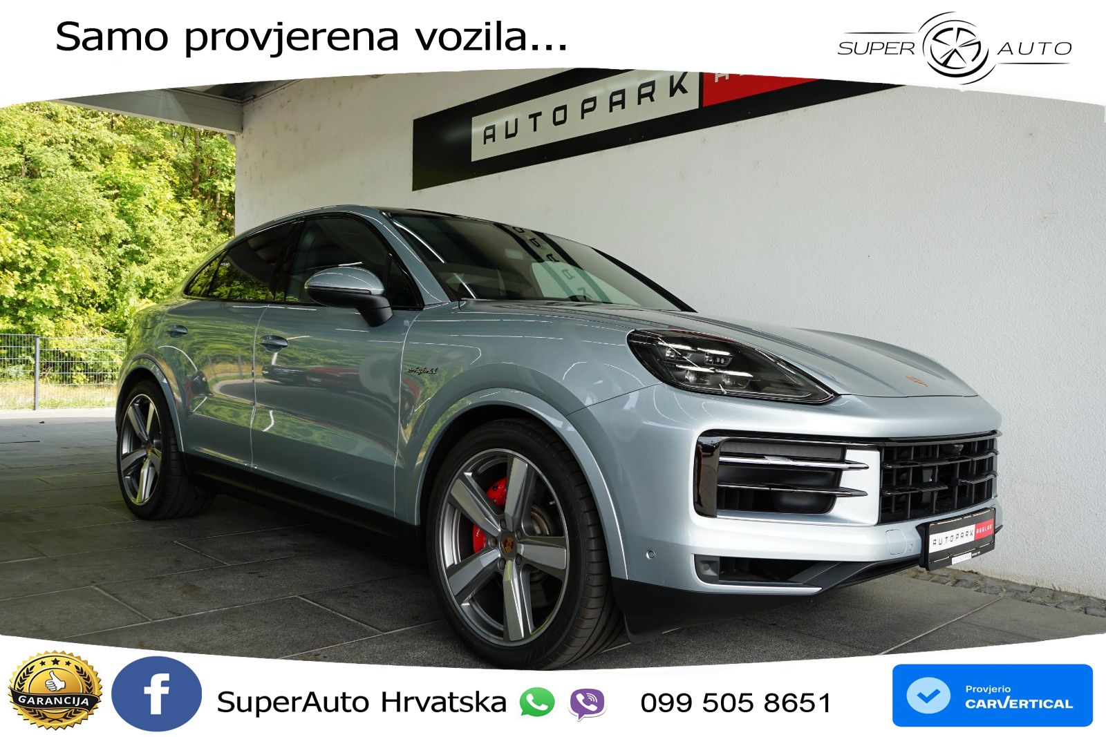 Porsche Cayenne Coupe S 3.0 V6 (519 KS) E-Hybrid Tiptronic S LED+GR SJED+ACC