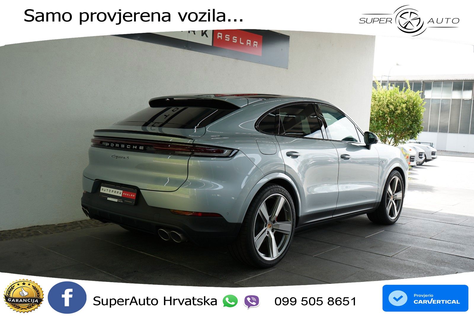 Porsche Cayenne Coupe S 3.0 V6 (519 KS) E-Hybrid Tiptronic S LED+GR SJED+ACC
