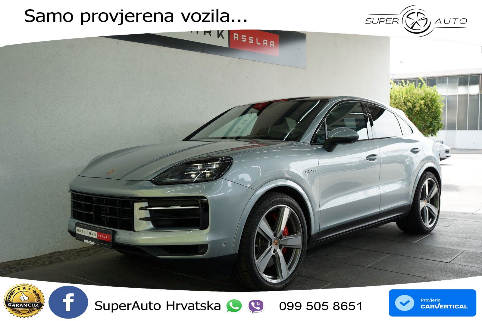 Porsche Cayenne Coupe S 3.0 V6 (519 KS) E-Hybrid Tiptronic S LED+GR SJED+ACC