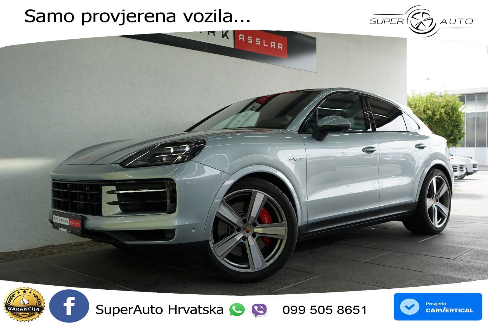 Porsche Cayenne Coupe S 3.0 V6 (519 KS) E-Hybrid Tiptronic S LED+GR SJED+ACC