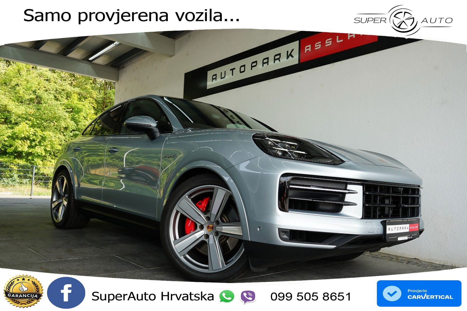 Porsche Cayenne Coupe S 3.0 V6 (519 KS) E-Hybrid Tiptronic S LED+GR SJED+ACC