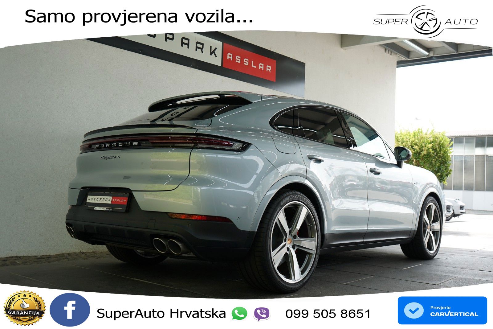 Porsche Cayenne Coupe S 3.0 V6 (519 KS) E-Hybrid Tiptronic S LED+GR SJED+ACC