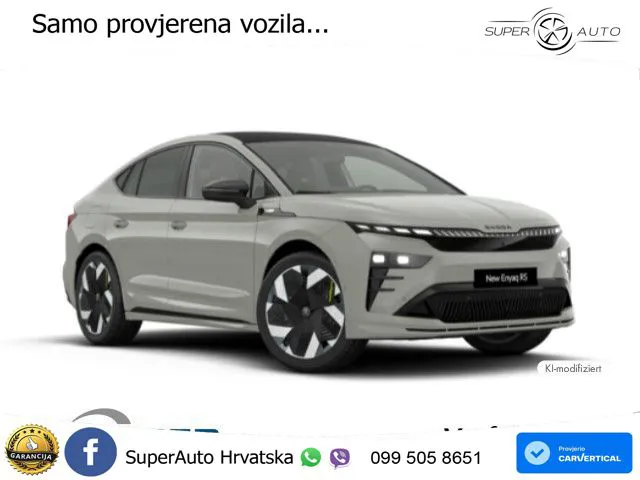 Škoda Enyaq Coupe RS 84 kWh (340 KS) AWD LED+GR SJED+ACC
