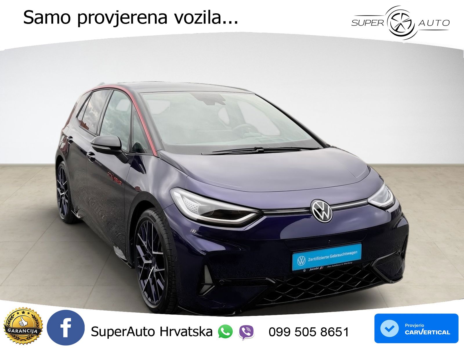 Volkswagen ID.3 GTX Performance 84 kWh (326 KS)
