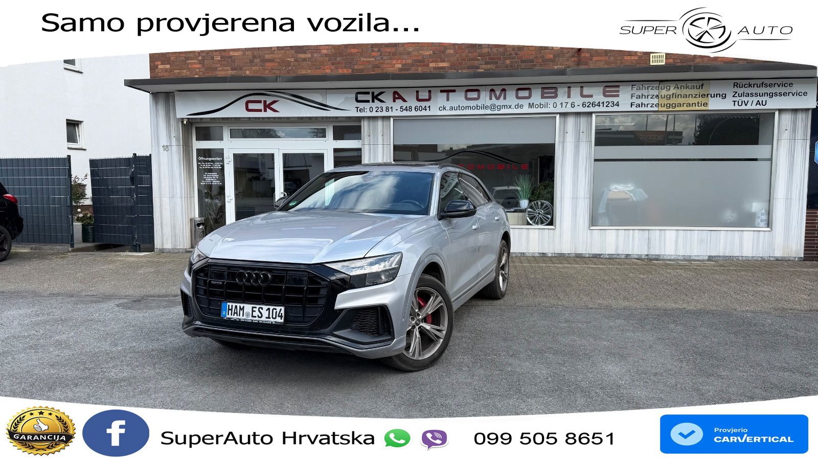 Audi Q8 55 TFSI V6 (340 KS) quattro Tiptronic
