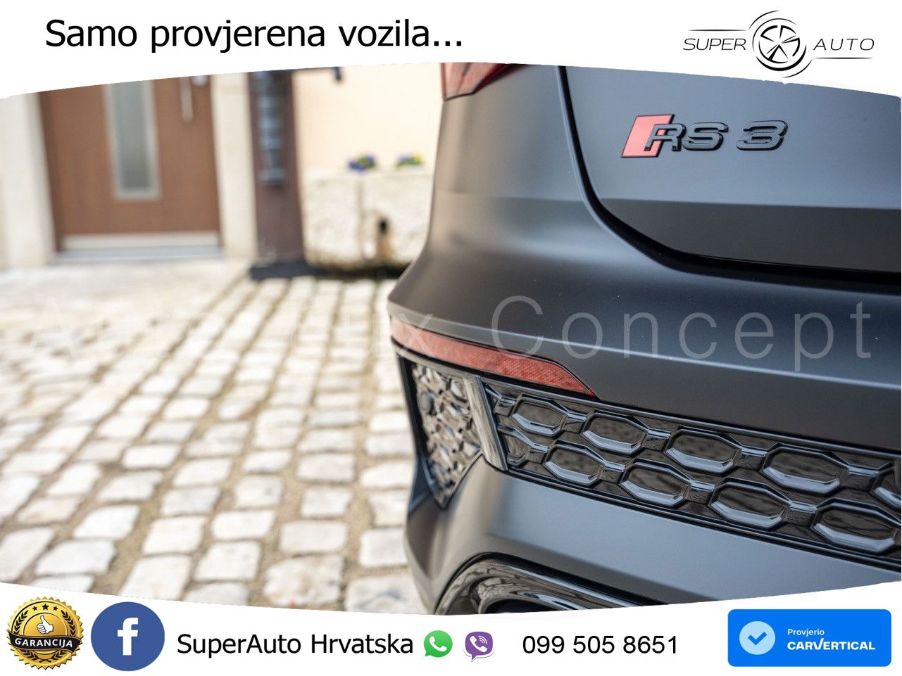 Audi RS3 Sedan 2.5 TFSI (400 KS) quattro S tronic LED+GR SJED+ACC