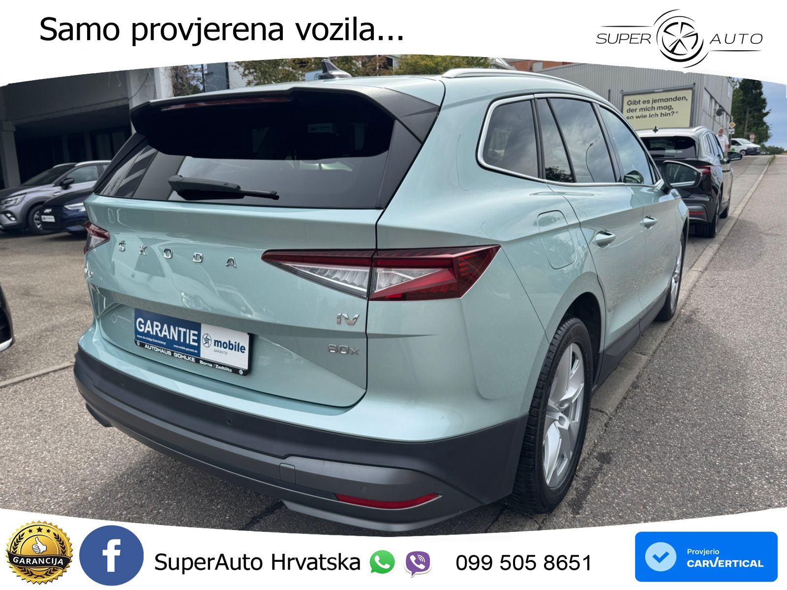 Škoda Enyaq iV 80x 82 kWh (265 KS) AWD Suite LED+GR SJED+ACC