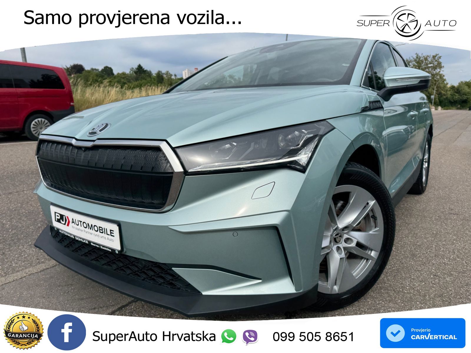 Škoda Enyaq iV 80x 82 kWh (265 KS) AWD Suite LED+GR SJED+ACC
