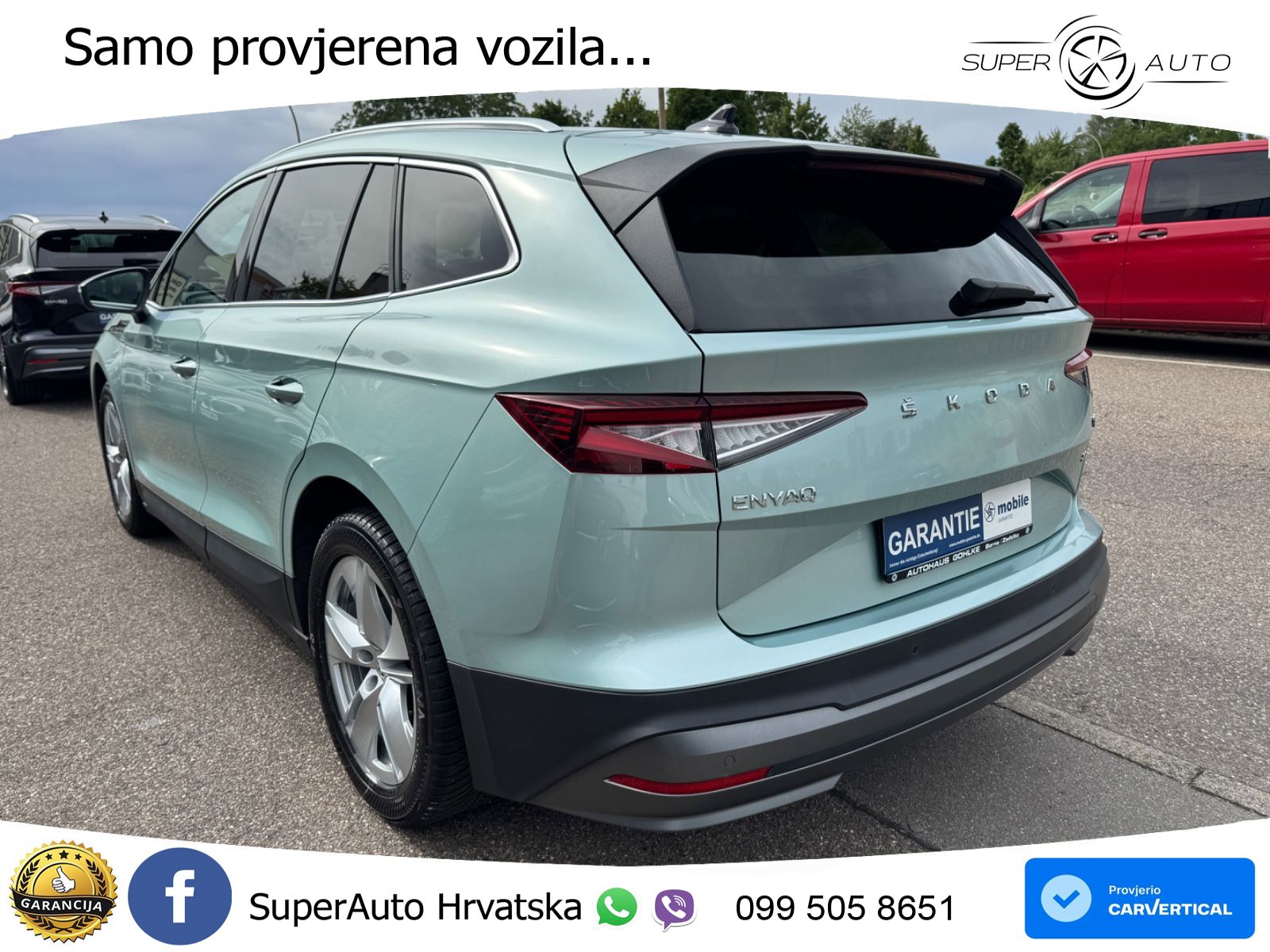 Škoda Enyaq iV 80x 82 kWh (265 KS) AWD Suite LED+GR SJED+ACC