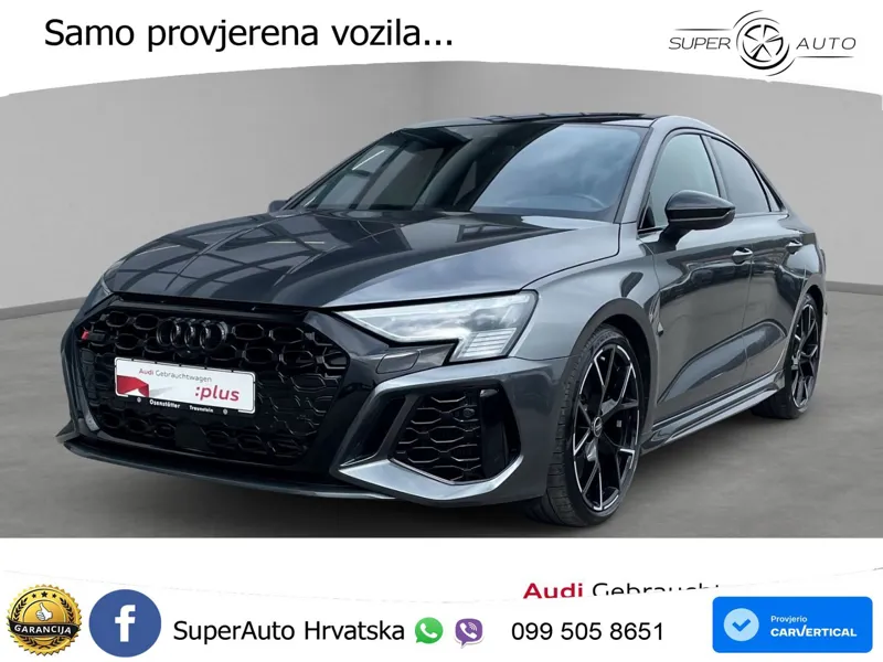 Audi RS3 Sedan 2.5 TFSI (400 KS) quattro S tronic LED+GR SJED+ACC