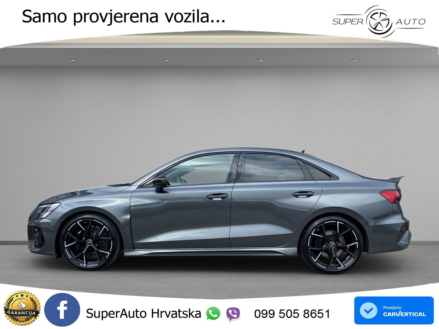 Audi RS3 Sedan 2.5 TFSI (400 KS) quattro S tronic LED+GR SJED+ACC